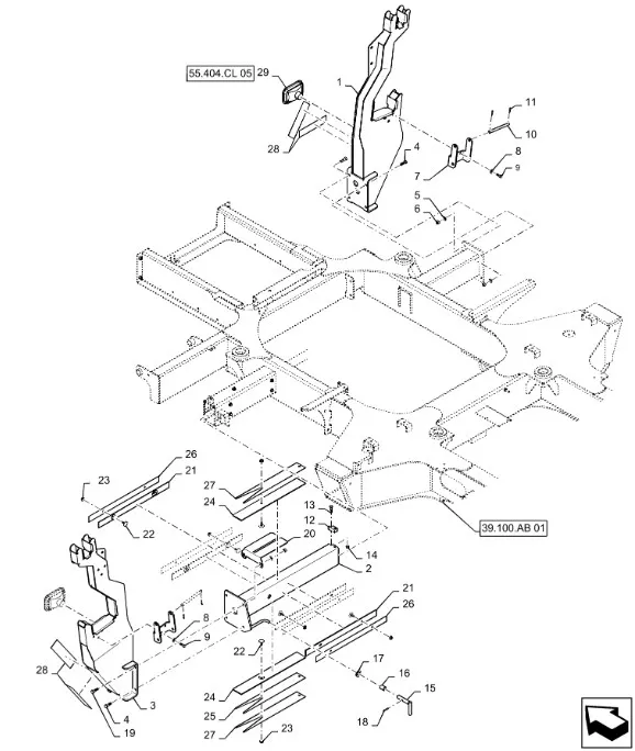 87478658 - стойка опорная
