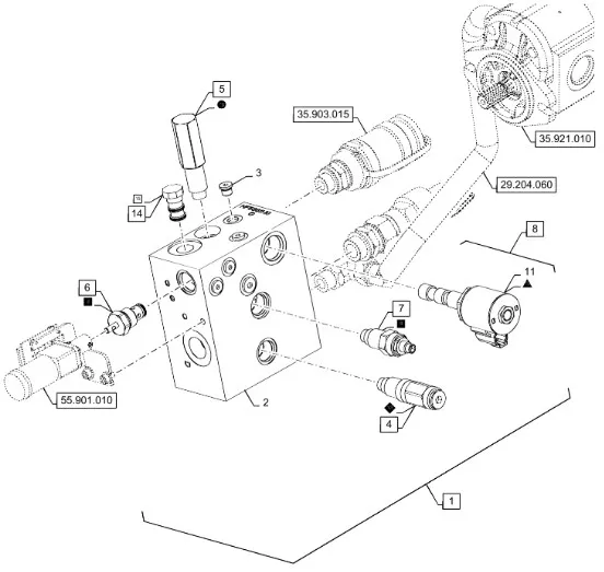 9965168 - клапан